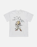 LQQK Studio Cruel Barb Flowerman Tee in White blues store www.bluesstore.co