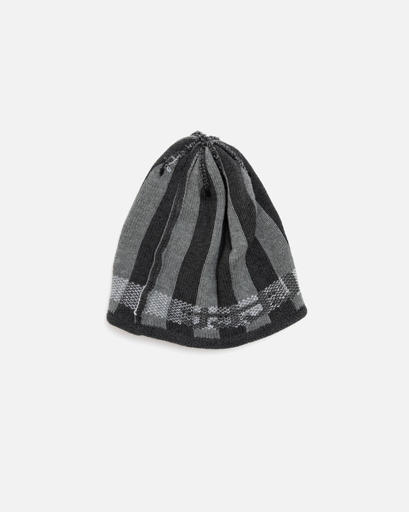 LTTT Knit Beanie with Gray Stripe blues store www.bluesstore.co
