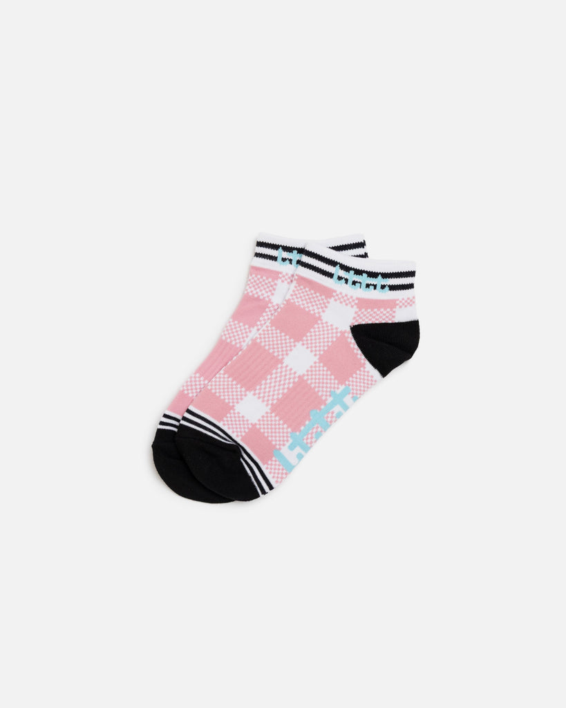 LTTT Shuffle Socks in Pink Check blues store www.bluesstore.co