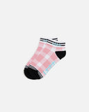 LTTT Shuffle Socks in Pink Check blues store www.bluesstore.co