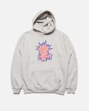 Lo-fi Troll Applique Pullover Hood in Cement from the brands stargazer collection blues store www.bluesstore.co