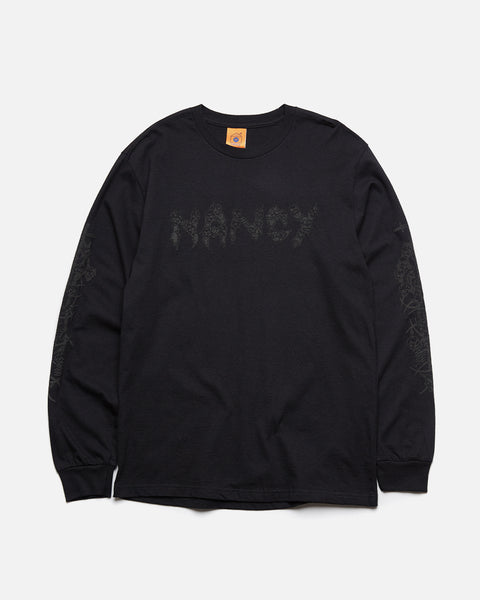 Nancy Faces of Death Longsleeve in Black blues store www.bluesstore.co
