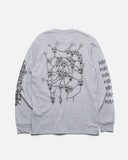 Nancy Faces of Death Longsleeve in Grey blues store www.bluesstore.co