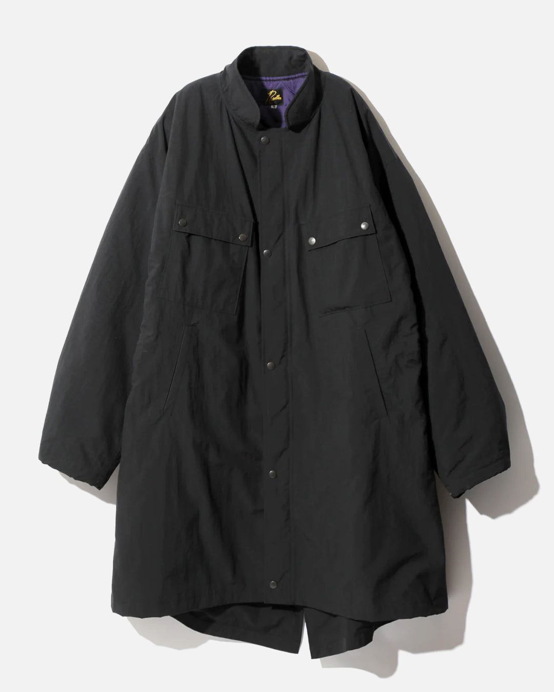 Needles Nylon Ripstop C.P. Coat in Black | Blues Store Needles Nylon Ripstop C.P. Coat in Black | Blues Store