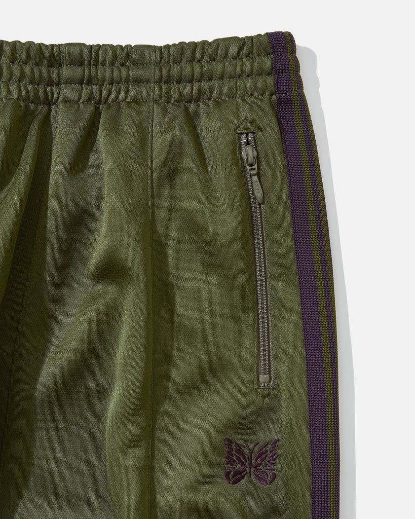 Needles Poly Smooth H.D. Track Pant in Olive blues store www.bluesstore.co