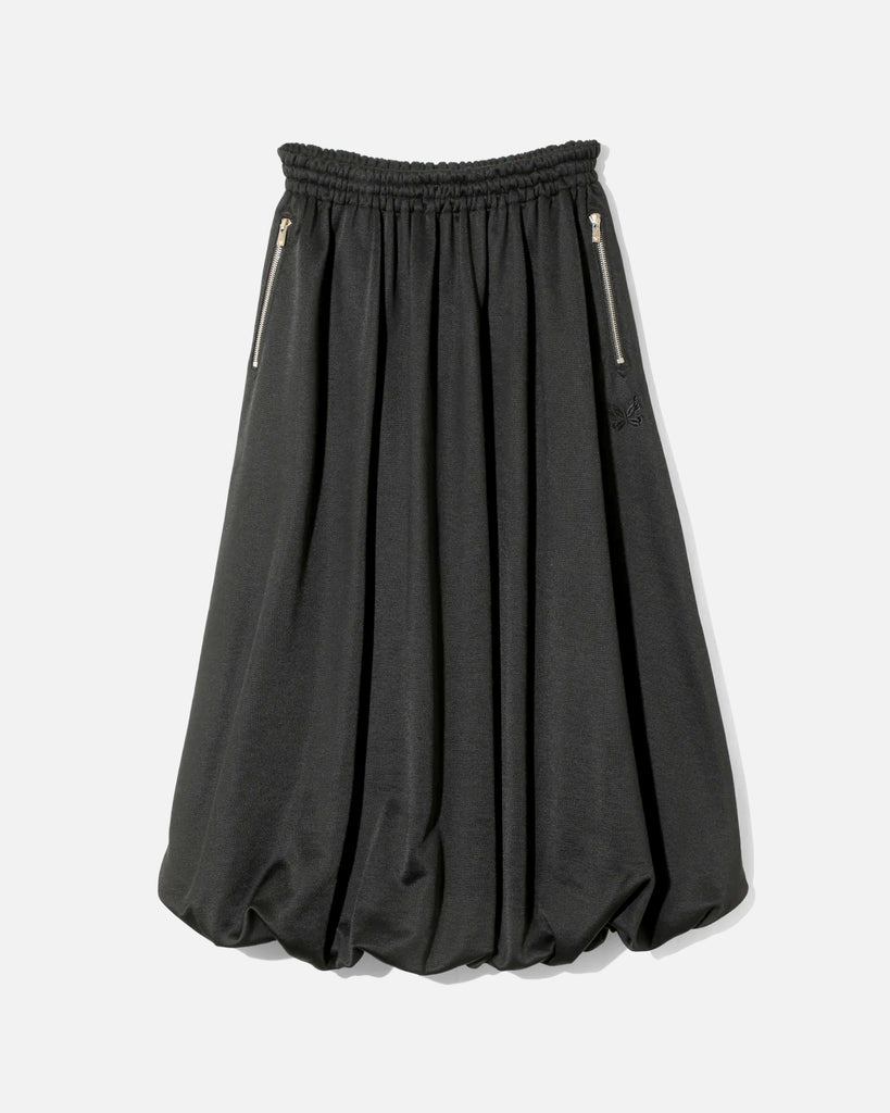 Needles Balloon Track Skirt - Poly Smooth - Black blues store www.bluesstore.co