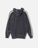 Needles C/PE Hoody in Charcoal Velour blues store www.bluesstore.co