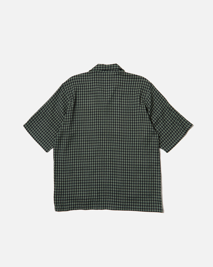 Needles Cabana Shirt C/R Diamond Jq. in Green blues store www.bluesstore.co