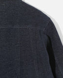 Needles Darts Jean Jacket - Cotton / Washi Chenille in Navy blues store www.bluesstore.co