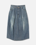 Needles H.D Jean Skirt in Indigo 12 Oz Denim blues store www.bluesstore.co