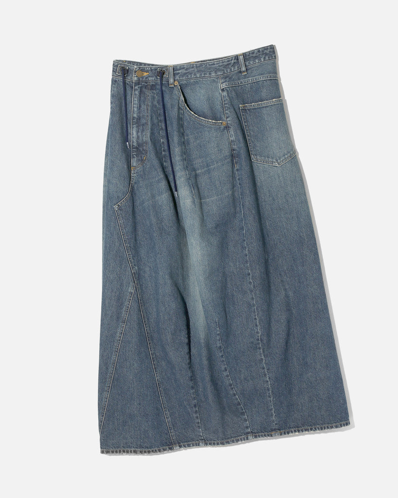 Needles H.D Jean Skirt in Indigo 12 Oz Denim blues store www.bluesstore.co
