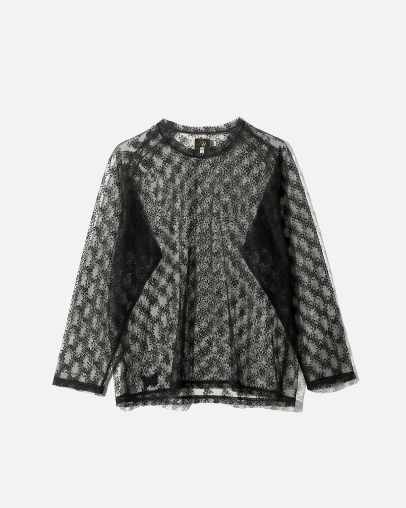 Needles L/S U-Neck Tee - Floral Raschel Lace blues store www.bluesstore.co