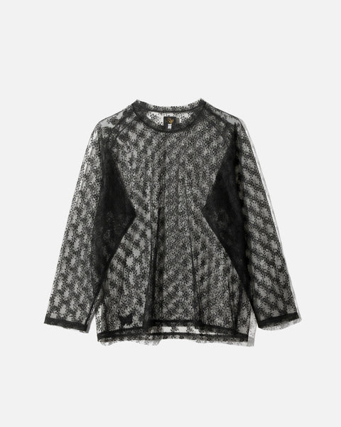 Needles L/S U-Neck Tee - Floral Raschel Lace blues store www.bluesstore.co