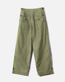 Needles Marine Pant in Olive Reversed Sateen blues store www.bluesstore.co