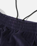 Needles Narrow Track Pant in Navy C/Pe Velour blues store www.bluesstore.co