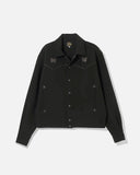 Needles Piping Cowboy Jacket Poly Double Cloth in Black blues store www.bluesstore.co