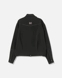 Needles Piping Cowboy Jacket Poly Double Cloth in Black blues store www.bluesstore.co