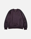 Needles Poly Smooth Crew Neck Shirt in Dark Purple blues store www.bluesstore.co
