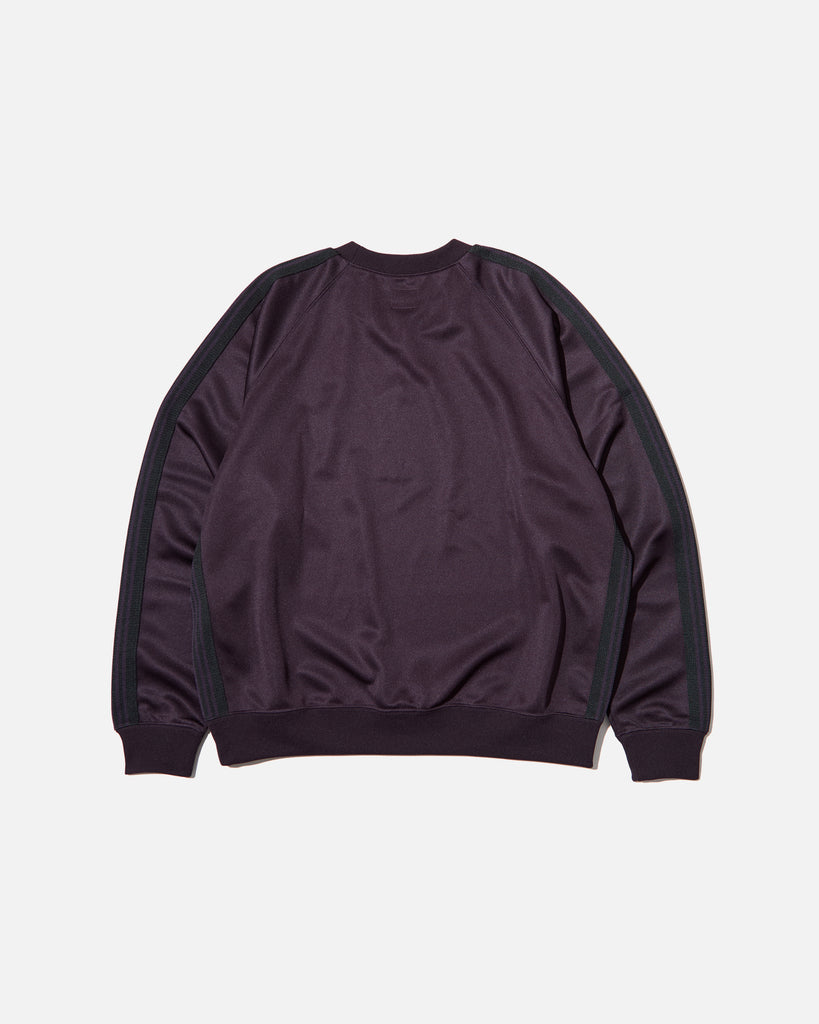 Needles Poly Smooth Crew Neck Shirt in Dark Purple blues store www.bluesstore.co