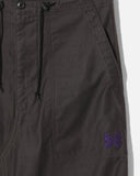 Needles String Fatigue Skirt in Black Back Sateen blues store www.bluesstore.co