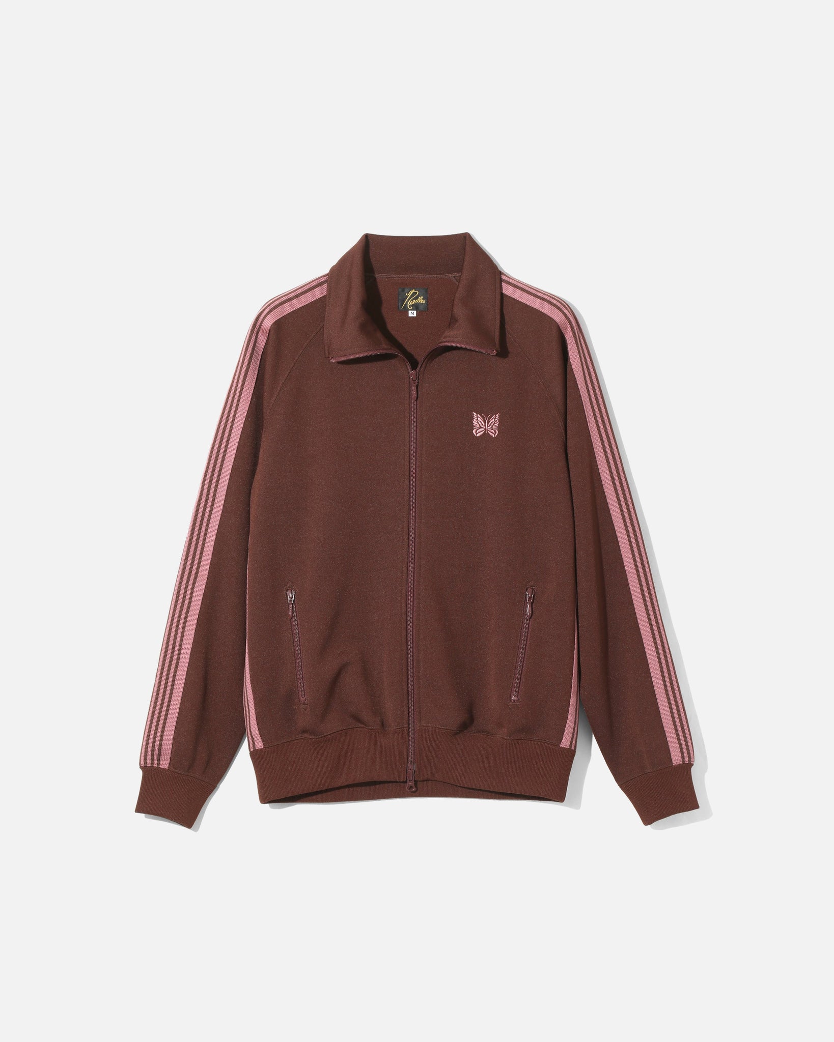 Needles Track Jacket in Poly Smooth in Brown | Blues Store