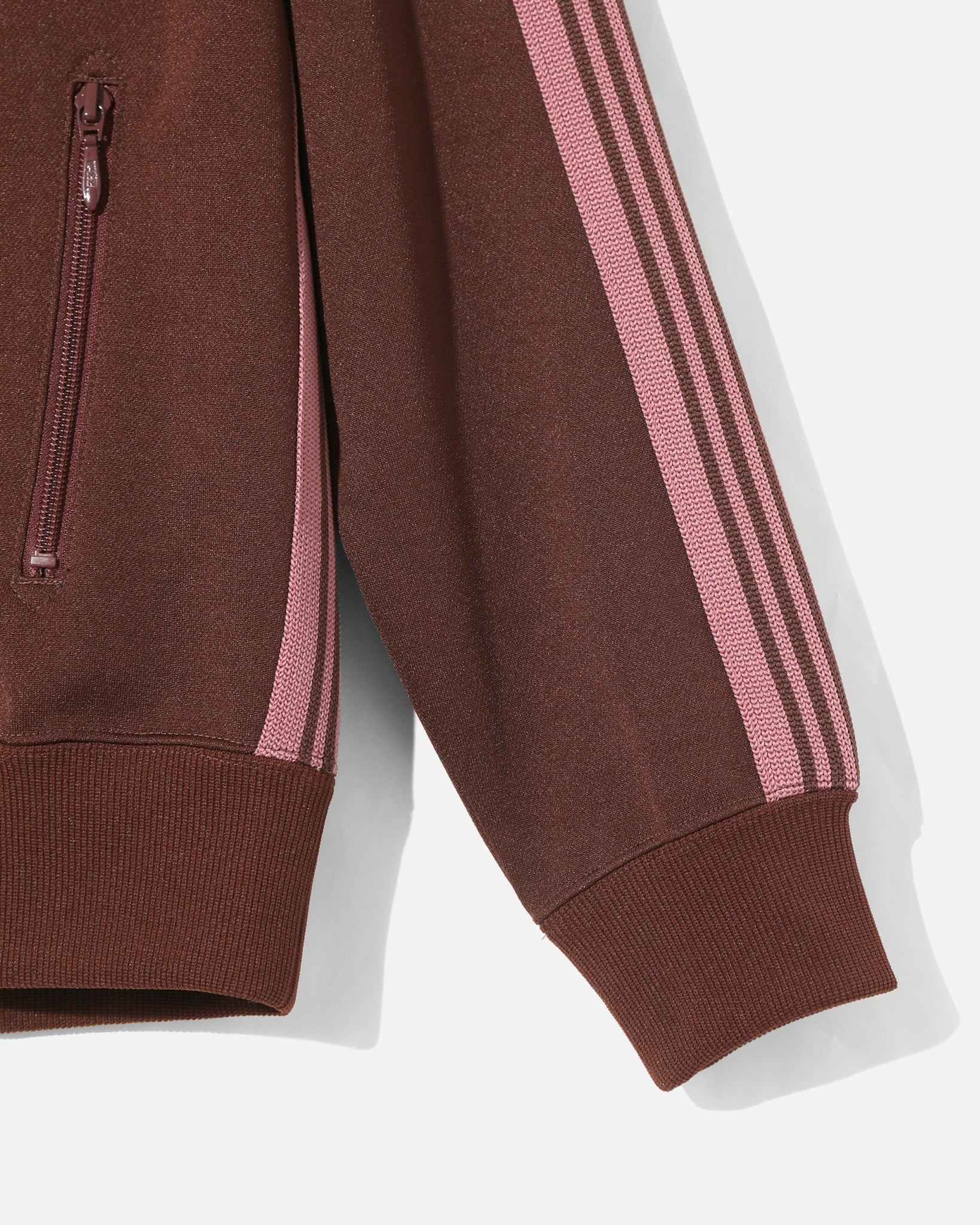 Needles Track Jacket in Poly Smooth in Brown | Blues Store