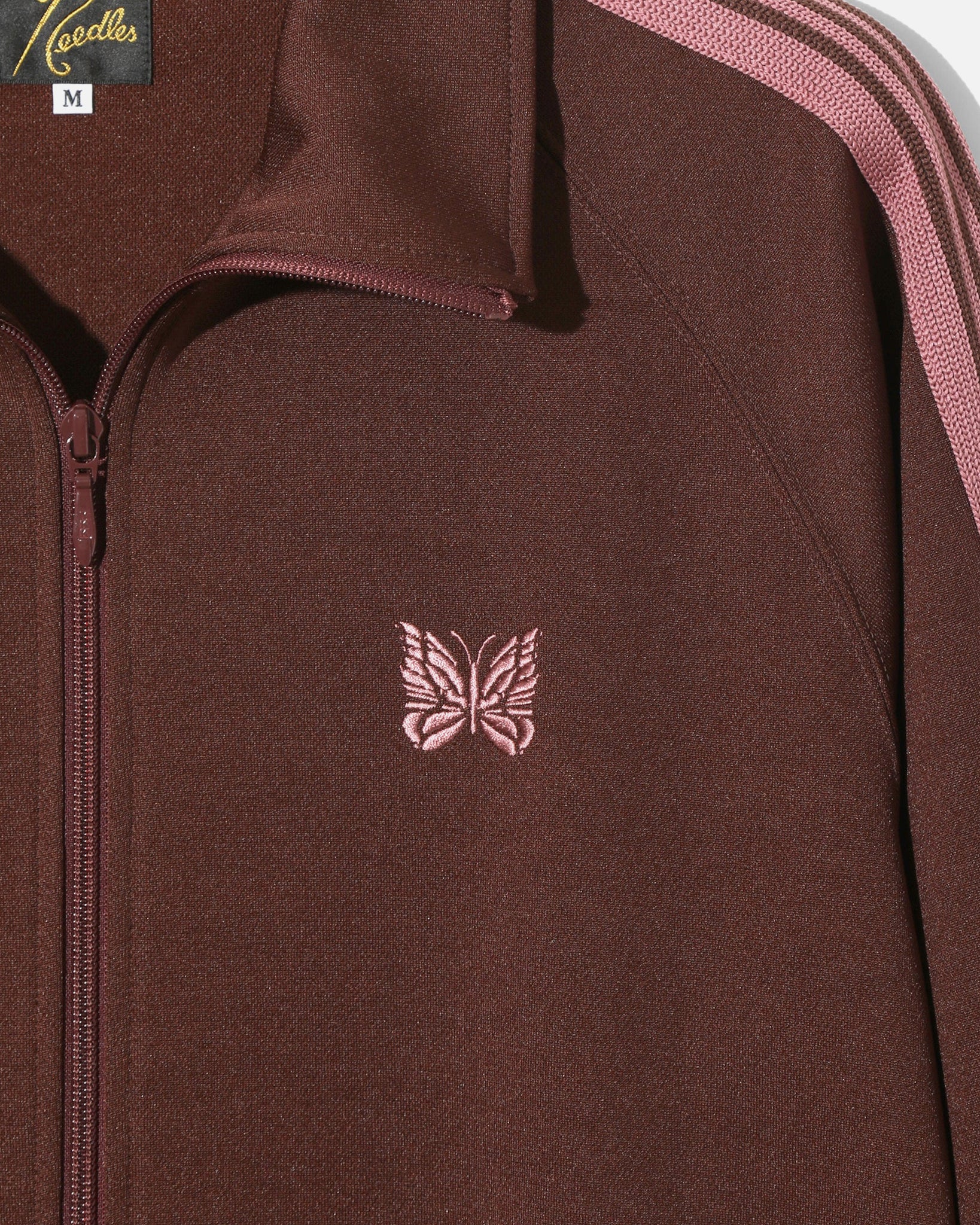 Needles Track Jacket in Poly Smooth in Brown | Blues Store