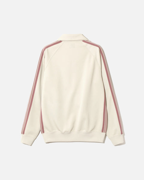 Needles Track Jacket Poly Smooth in Ivory blues store www.bluesstore.co