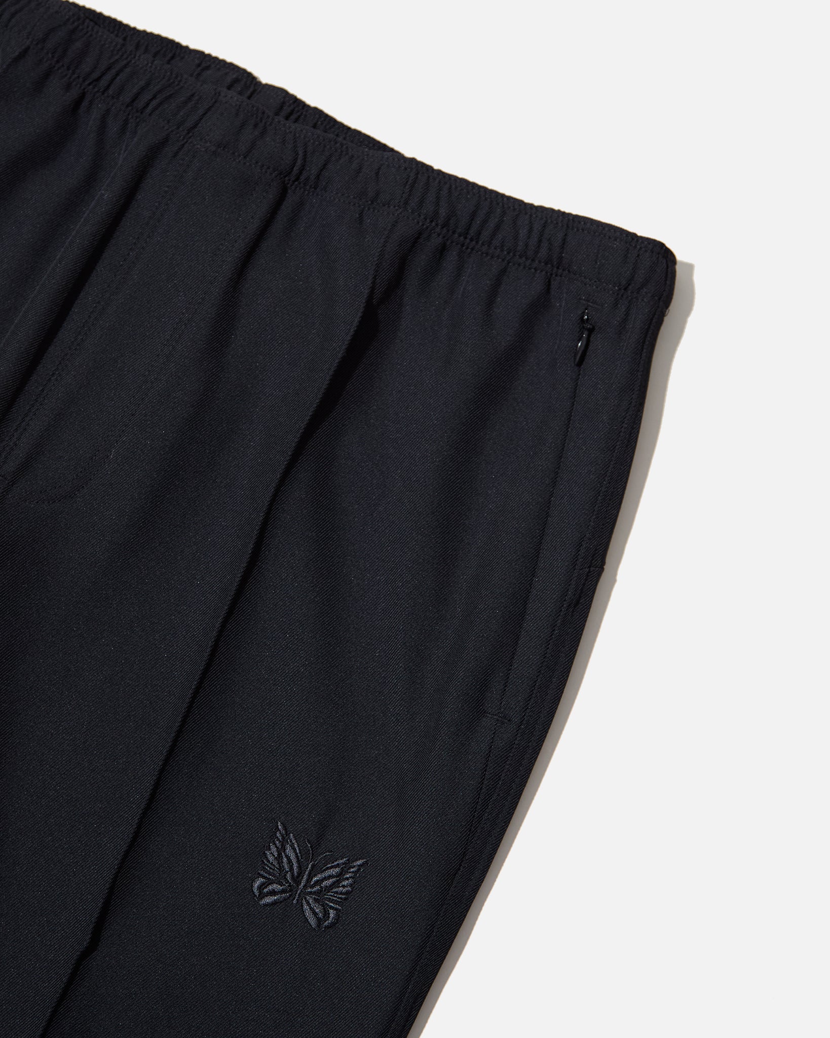 Needles W.U. Straight Pant - PE/R/PU Cavalry Twill in Black