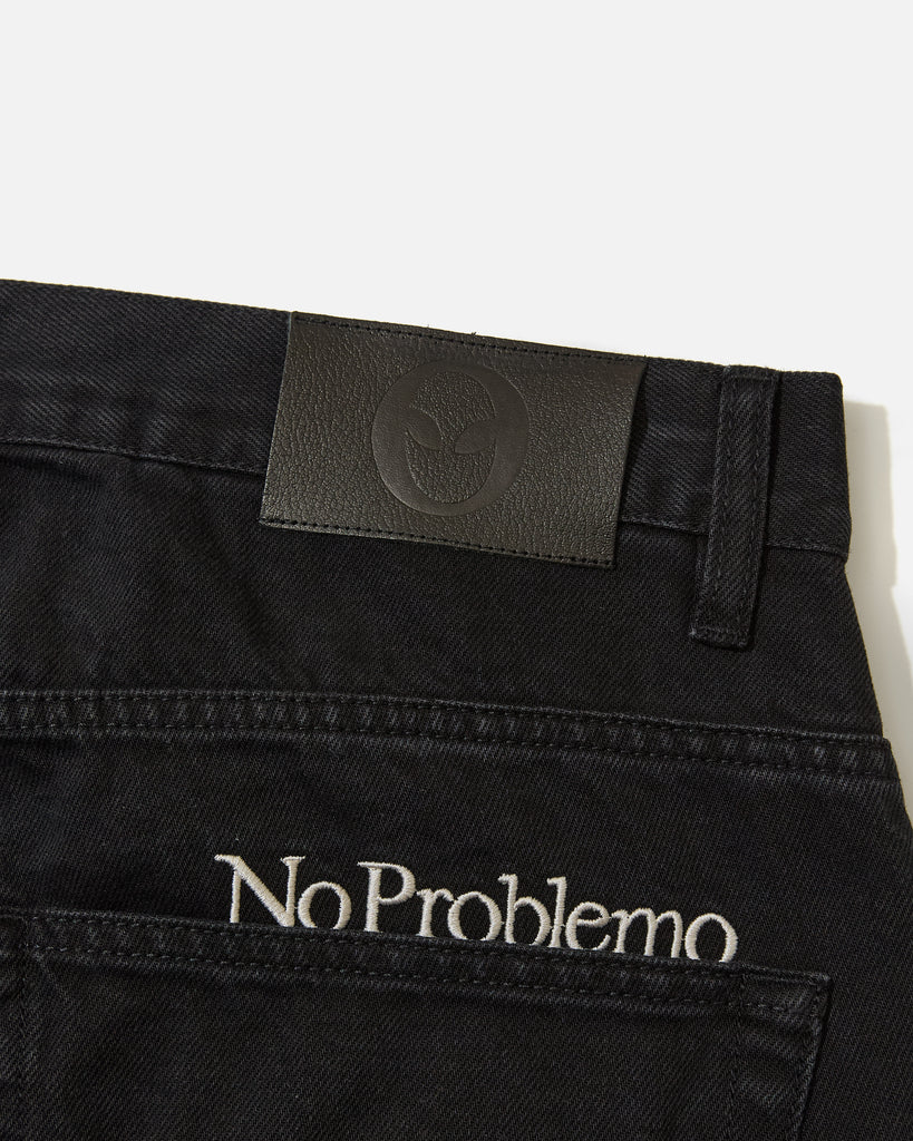 No Problemo AW24 Bagi Jean in Black blues store www.bluesstore.co