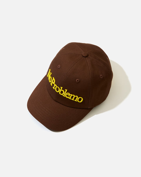 No Problemo AW24 No Problemo Cap in Brown blues store www.bluesstore.co