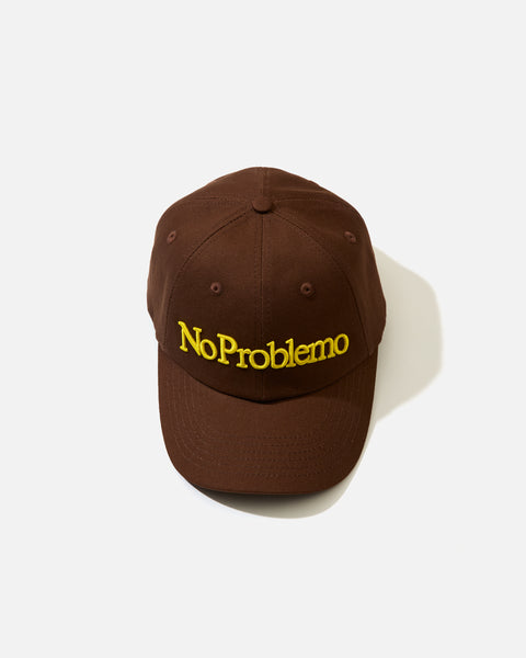 No Problemo AW24 No Problemo Cap in Brown blues store www.bluesstore.co