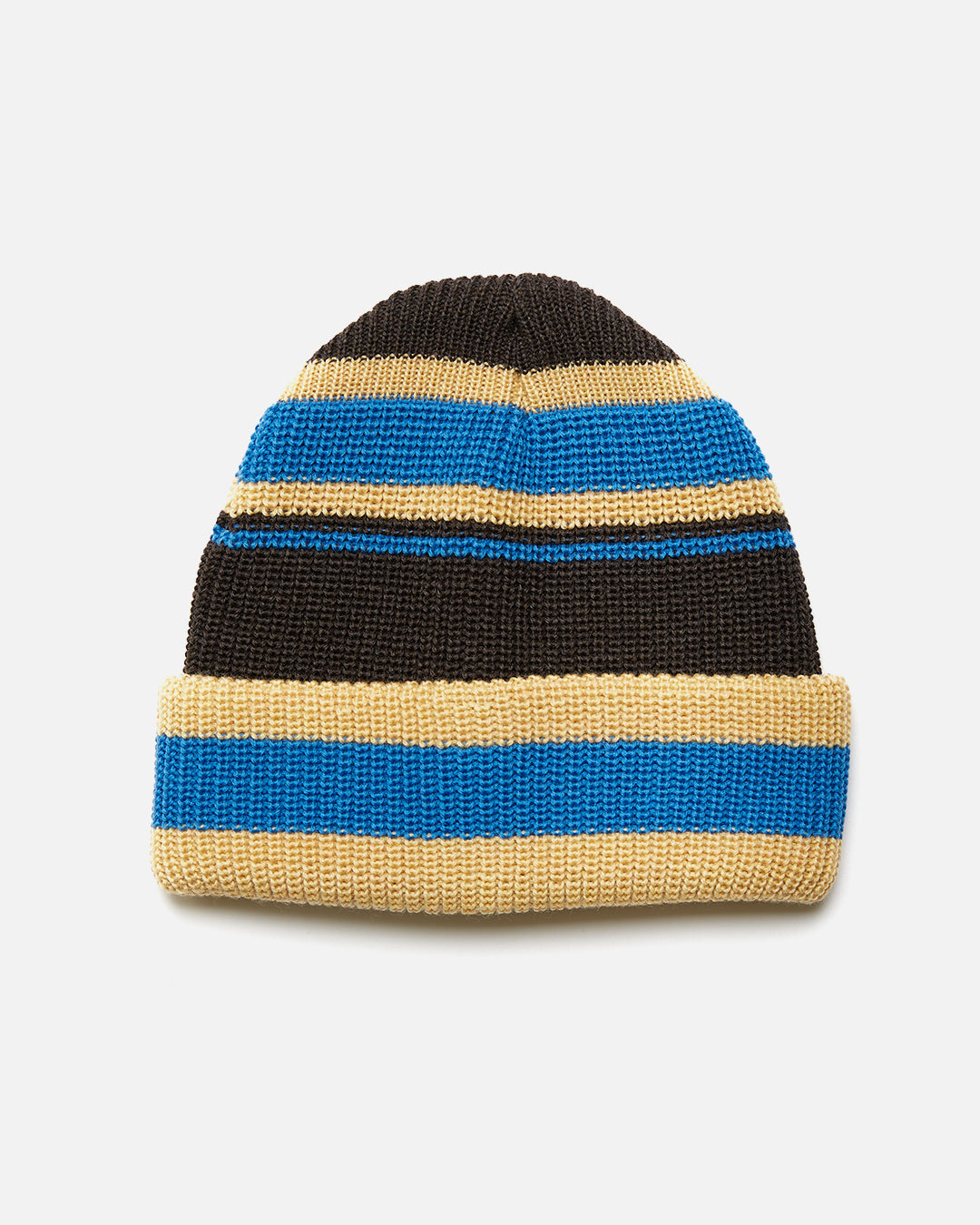 Confection Knit Beanie - Blue / Yellow / Grey