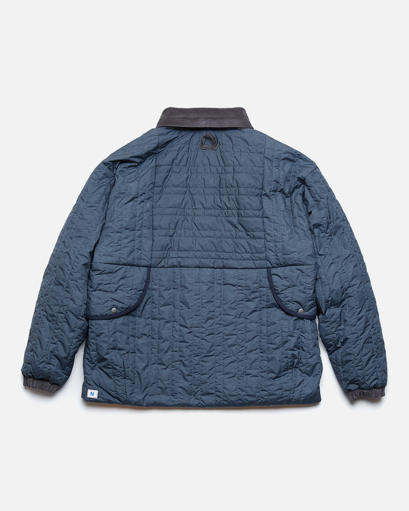 Noroll Retro Quilt Jacket in Navy Blue from the brands Autumn / Winter 2023 collection blues store www.bluesstore.co