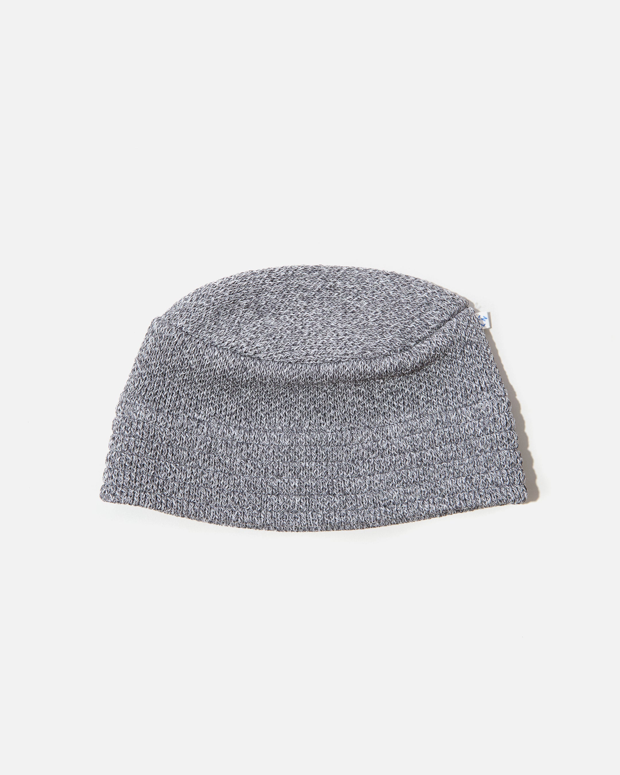 帽子 NOROLL WASHI KNIT BUCKET HAT GREY Noroll Knit Bucket Hat in Grey | Blues Store