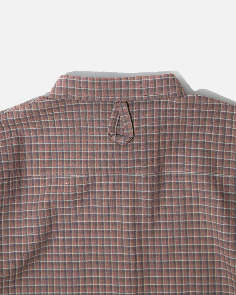 Noroll Normal Panama Long Sleeve Shirt in Brown blues store www.bluesstore.co
