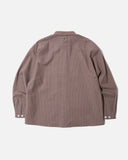 Noroll Normal Panama Long Sleeve Shirt in Brown blues store www.bluesstore.co