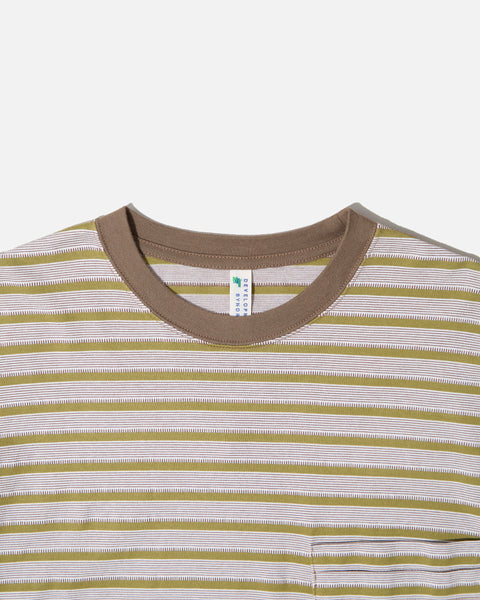 Noroll Unevenness Long Sleeve Tee in Green blues store www.bluesstore.co