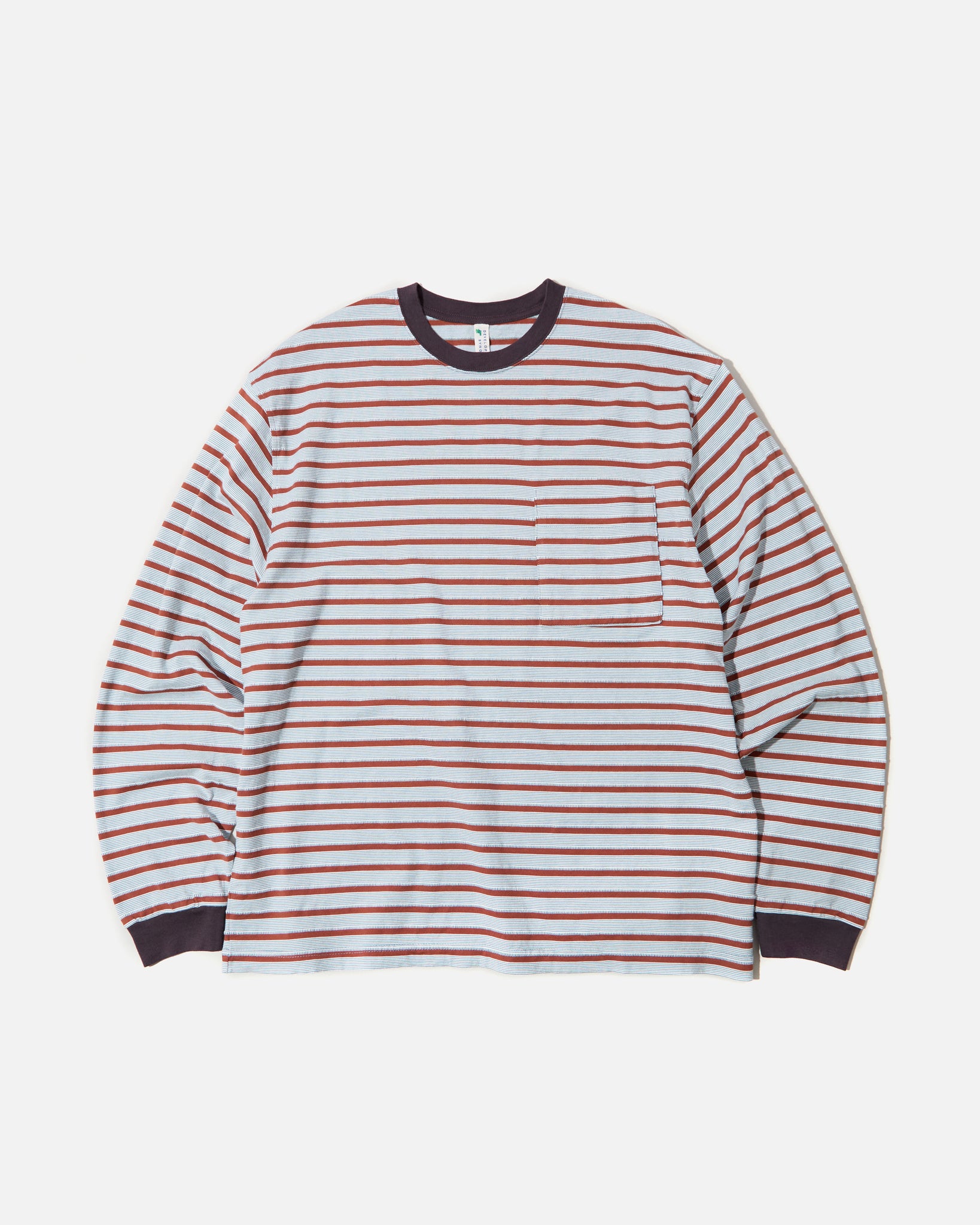 Noroll Unevenness Long Sleeve Tee in Orange | Blues Store