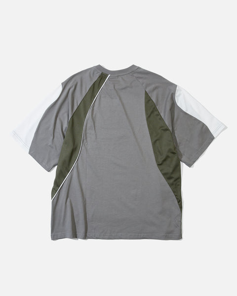 P.A.M. (Perks and Mini) Shattered Panel Tee in Grey blues store www.bluesstore.co