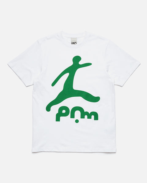 Leap SS Tee in White from the P.A.M (Perks and Mini) Autumn / Winter 2023 collection blues store www.bluesstore.co