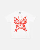 Passion Butterfly T-Shirt in White blues store www.bluesstore.co