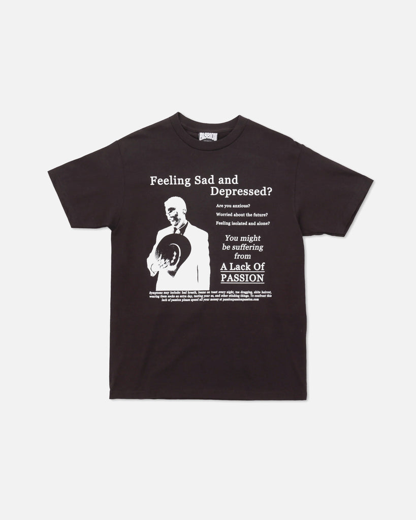 Passion Helpline T-Shirt in Black blues store www.bluesstore.co