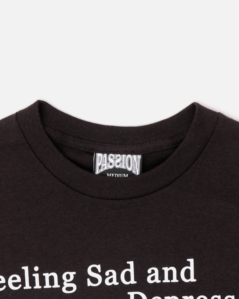 Passion Helpline T-Shirt in Black blues store www.bluesstore.co