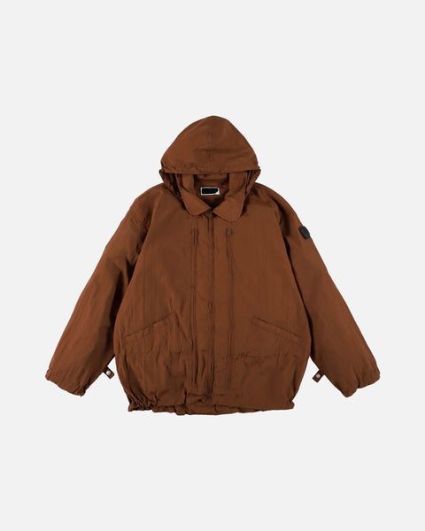 Phingerin Crushed Nylon Full Pack Jacket in Brown blues store www.bluesstore.co