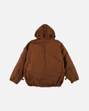 Phingerin Crushed Nylon Full Pack Jacket in Brown blues store www.bluesstore.co