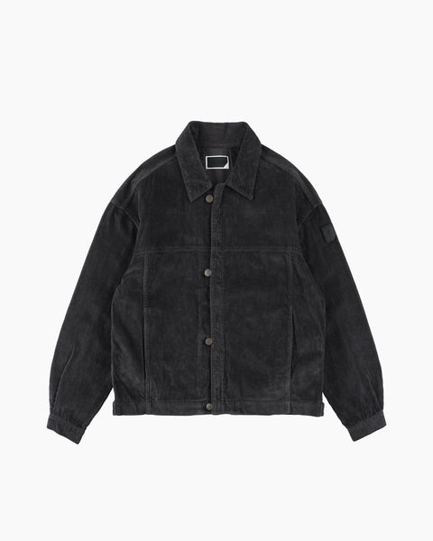 Phingerin Loop Front Cord Jacket in Charcoal blues store www.bluesstore.co