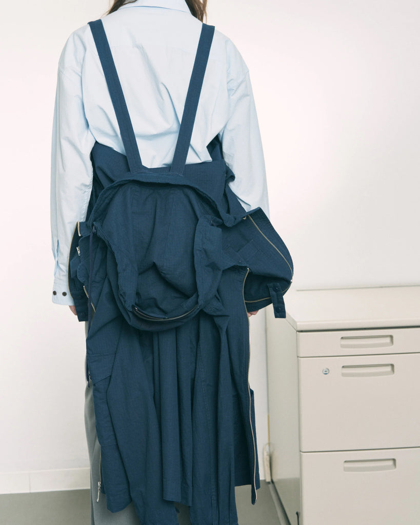 Phingerin Visor Double Zip Jacket in Navy blues store www.bluesstore.co