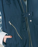 Phingerin Visor Double Zip Jacket in Navy blues store www.bluesstore.co
