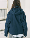 Phingerin Visor Double Zip Jacket in Navy blues store www.bluesstore.co